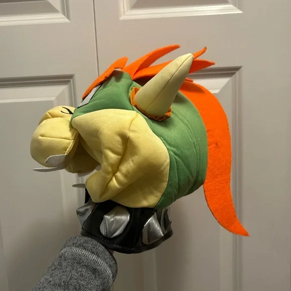 Kids Bowser Headpiece and Shell - Picture 4 of 8